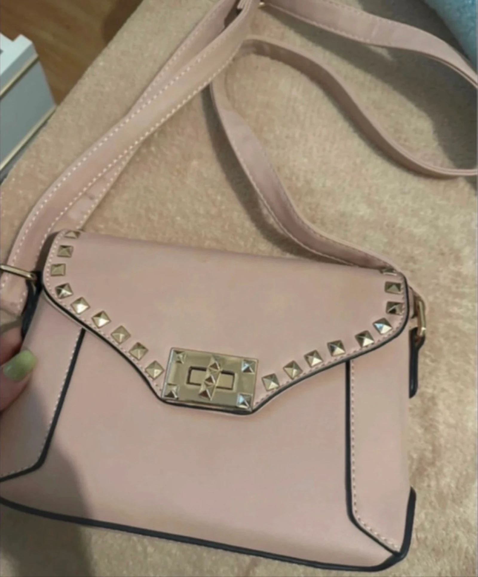 Mala a tiracolo rosa mulher 